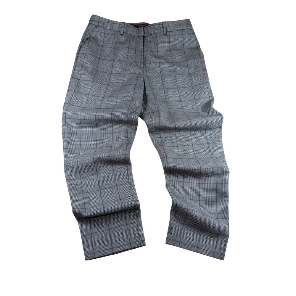 Comptoir des Cotonniers Women's Plaid Wool Trousers Size M